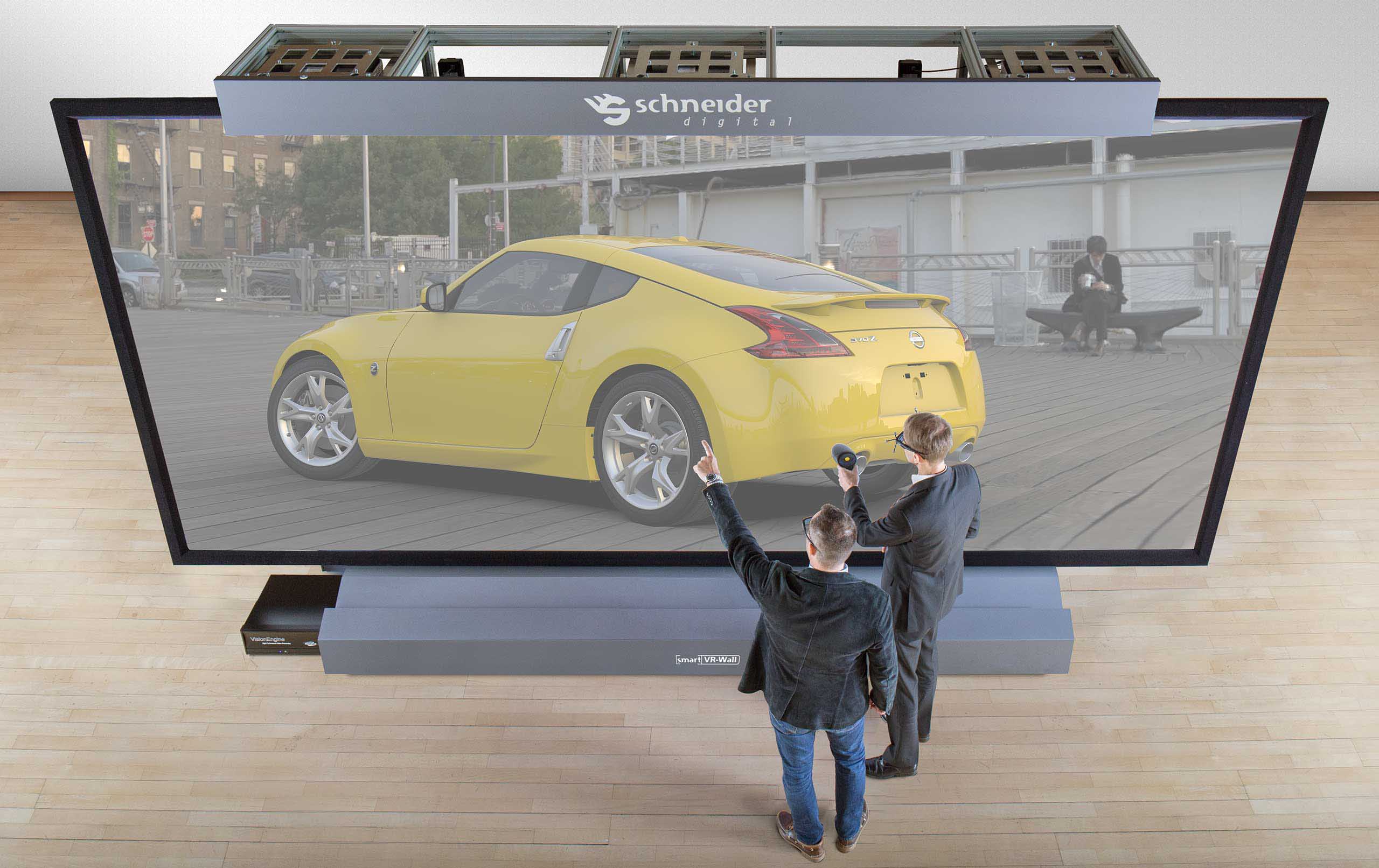 LASER smart VR-Wall 6K resolution in 3D stereo
