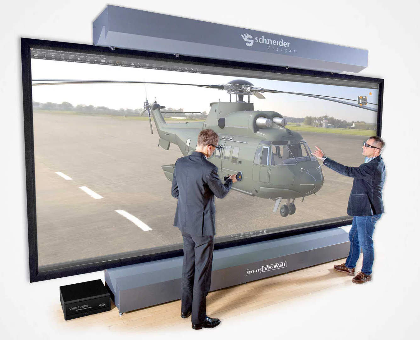 LASER smart VR-Wall 6K resolution in 3D stereo | Schneider Powerwalls